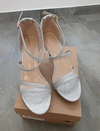 Zapatos de tacón Número 38 Plata