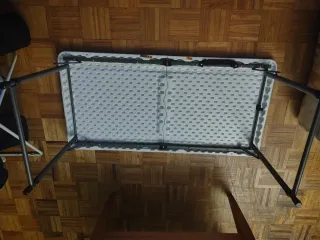 Mesa plegable Lifetime blanca