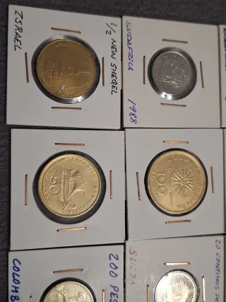 Lote 25 monedas del mundo