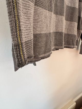 GAP Vintage Thermal Rayas Grises Talla XL