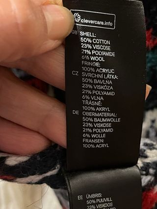 Sciarpa H&M fantasia etnica