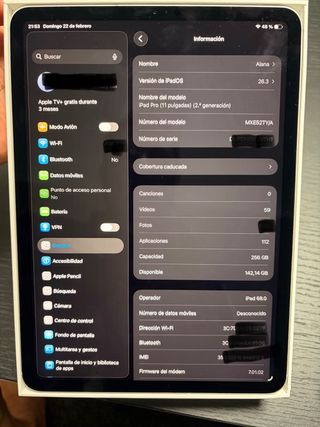 iPad Pro 11 256GB WiFi + Cellular