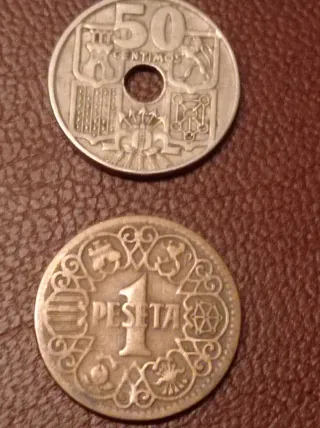 Lote 5 Monedas Pesetas