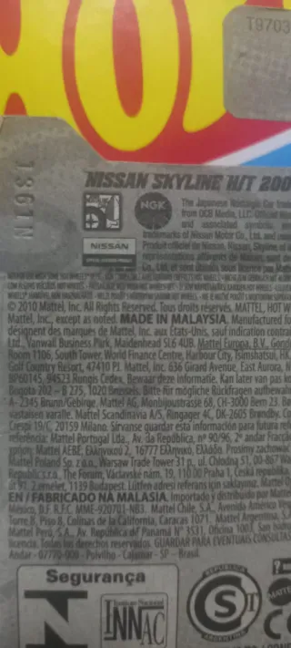 Nissan Skyline HT 2000GT-X Hot Wheels 2011