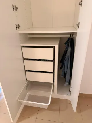 Armario IKEA PAX 75x60x236cm Blanco
