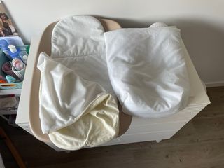 Saco invierno capazo. Velour crudo Tititnins