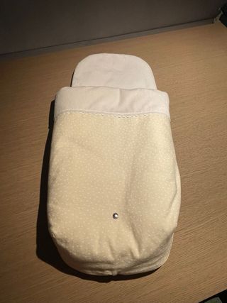 Saco invierno capazo. Velour crudo Tititnins