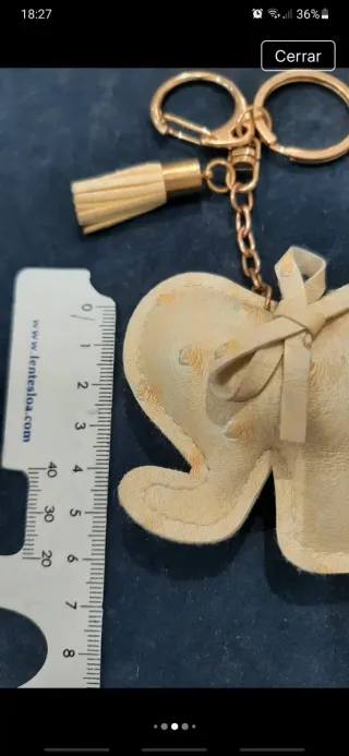 Monedero y llavero elefante