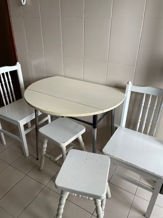 Mesa y 2 Sillas Cocina