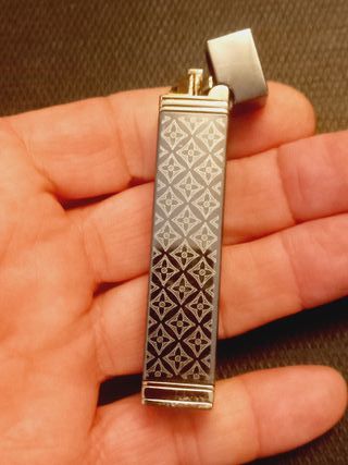 Isqueiro Davis Ross Retangular Dourado