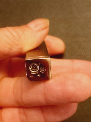 Isqueiro Davis Ross Retangular Dourado