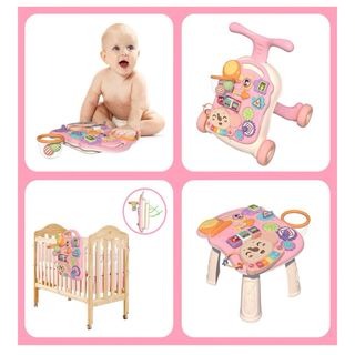 Andador musical infantil con mesa de actividades