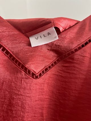 Vestido largo tirantes Vila coral