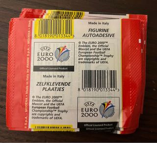 10 packs Panini UEFA Euro 2000