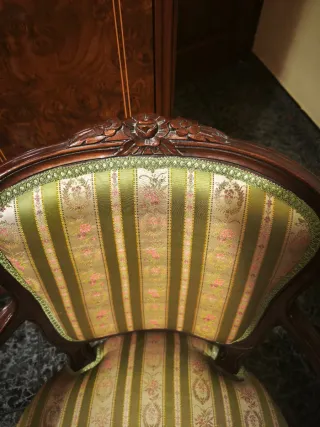 Sillón Luis XV Antiguo Tapizado