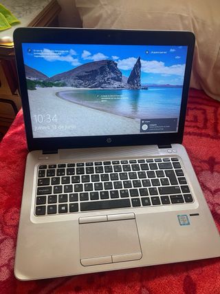 Ordenador HP Plata y Negro 256g Tiene batería