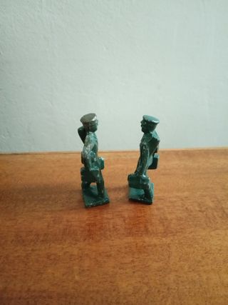 Soldaditos de plomo antiguos (2 unidades)