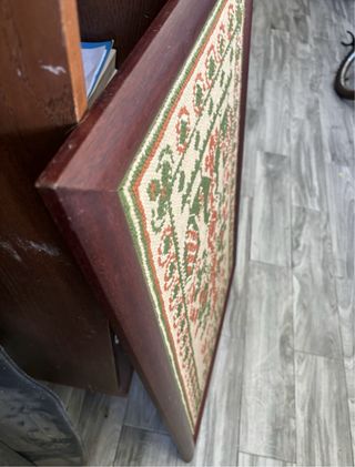 Tapete Arraiolos Feito à Mão - Moldura