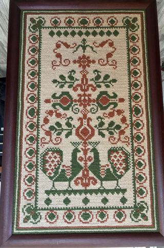 Tapete Arraiolos Feito à Mão - Moldura