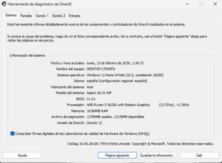 Portátil Acer Aspire Go 15