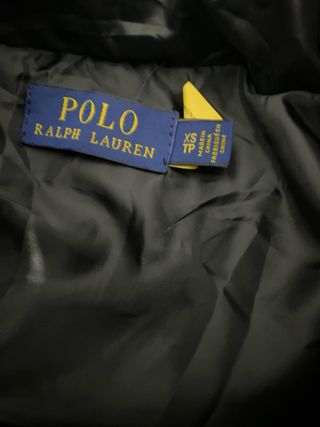 Chaqueta Ralph Lauren Negra con Capucha Desmontabl