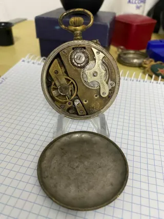 Reloj de bolsillo antiguo Railway Regulator