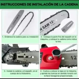 Motosierra 12 Pulgadas (2 Baterías)