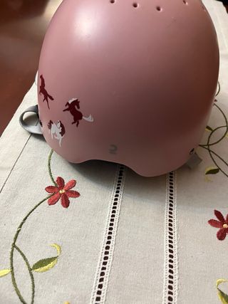 Casco de protección Fouganza 100 Rosa niña