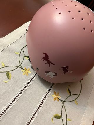 Casco de protección Fouganza 100 Rosa niña