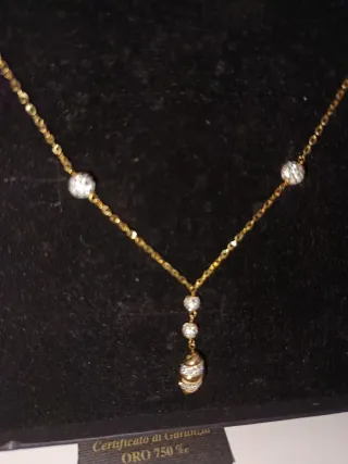 Collana Oro 18 Kt. Artigianale alta Gioielleria