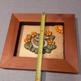 Quadro Thun con uccellino e fiori