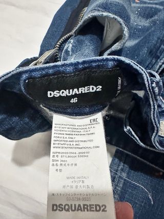 Vaqueros Dsquared2 1964 con cremallera