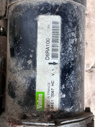Motor de Arranque Valeo D6RA100