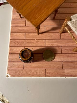 Botte in legno per casa delle bambole