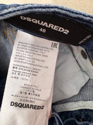 Jeans Dsquared2 con parches