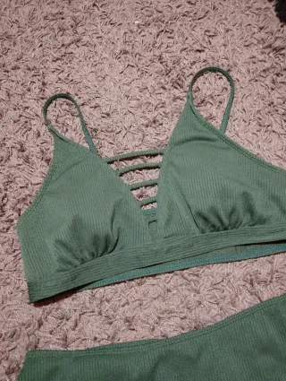 Bikini premamá verde caqui