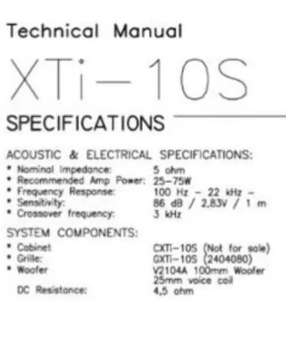 Altavoces JBL XTi 10 Marrones