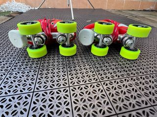 Patines de hockey rojos y negros SIOUX