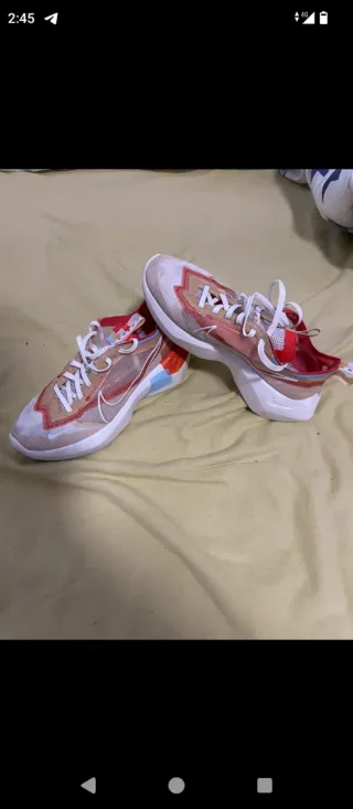 Nike Mujer Zapatillas rojo y Blanco