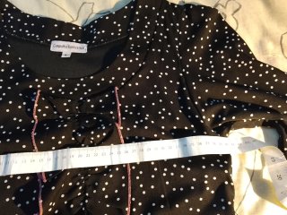 Vestido Compañía Fantástica lunares talla L