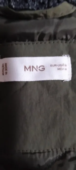 Chaquetón talla M de Mango