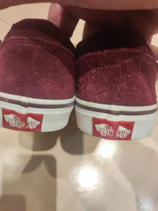 Zapatillas Vans Rojas y Blancas