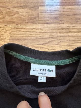 Sudadera Lacoste Negra