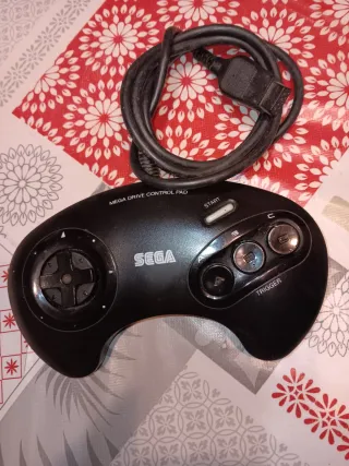 Mando Sega Mega Drive Control Pad Negro