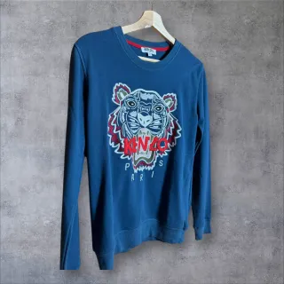 Sudadera Kenzo Tiger Azul Talla M