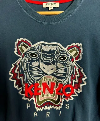 Sudadera Kenzo Tiger Azul Talla M