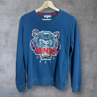 Sudadera Kenzo Tiger Azul Talla M