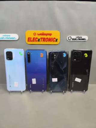 mi 10lite, redmi note 8T, mi note 10 y Realme 8