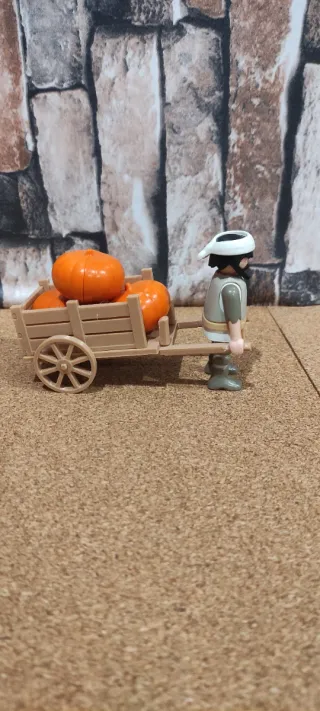 Campesino con Carro 3D