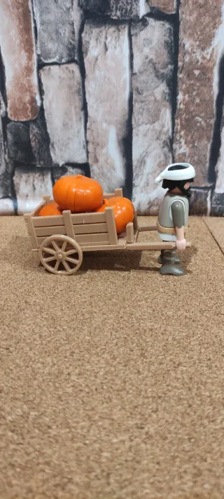 Campesino con Carro 3D